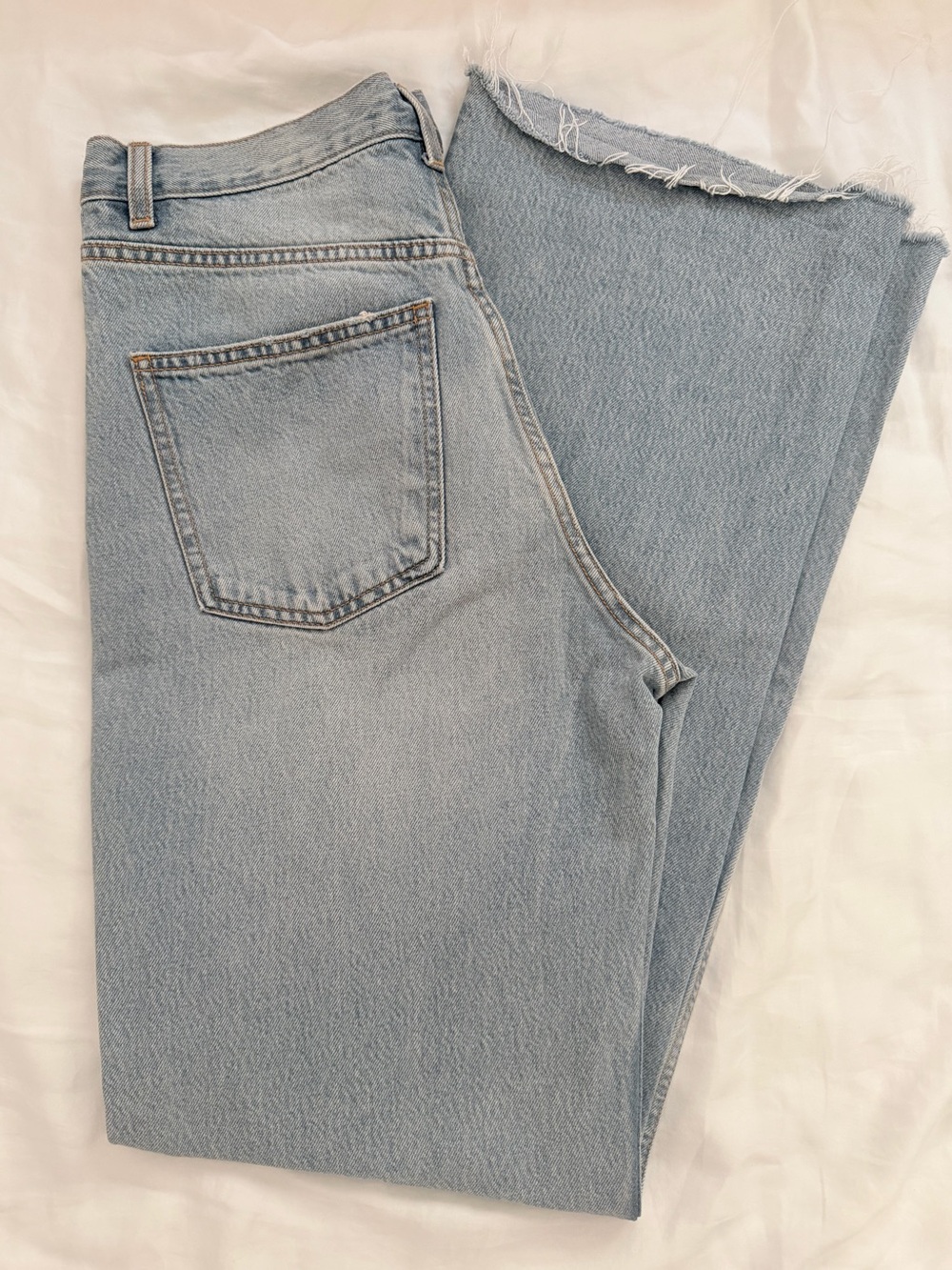 Zara High-Rise Wide Leg Denim Jeans
